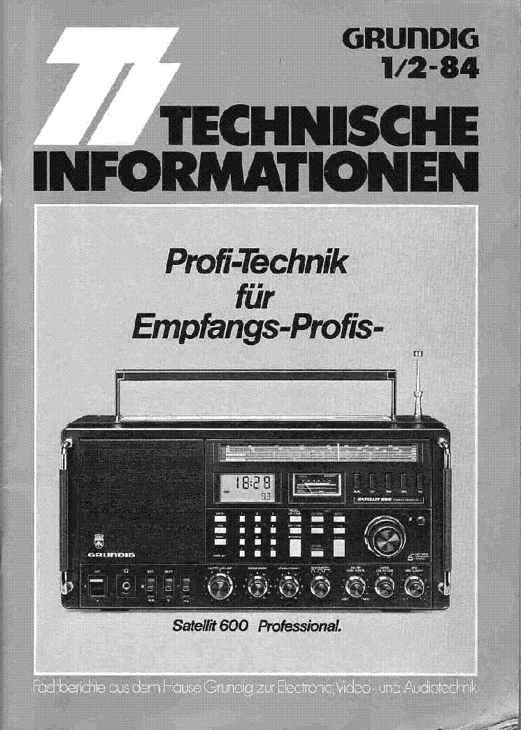 Grundig Satellit 800 Manual