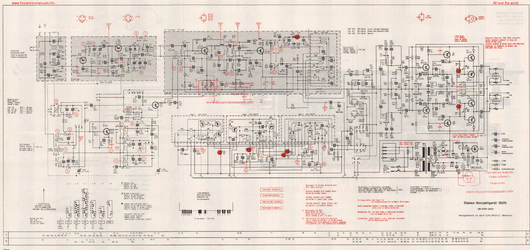 GRUNDIG STEREO-KONZERTGERAET-8074 ORIG SM service manual