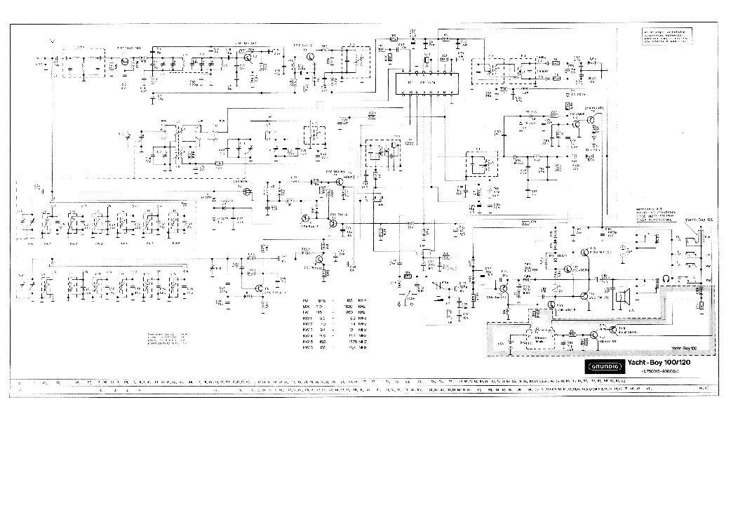 GRUNDIG YACHT-BOY 100 120 SCH service manual