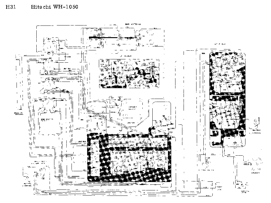 HITACHI WH-1050 SM service manual (2nd page)