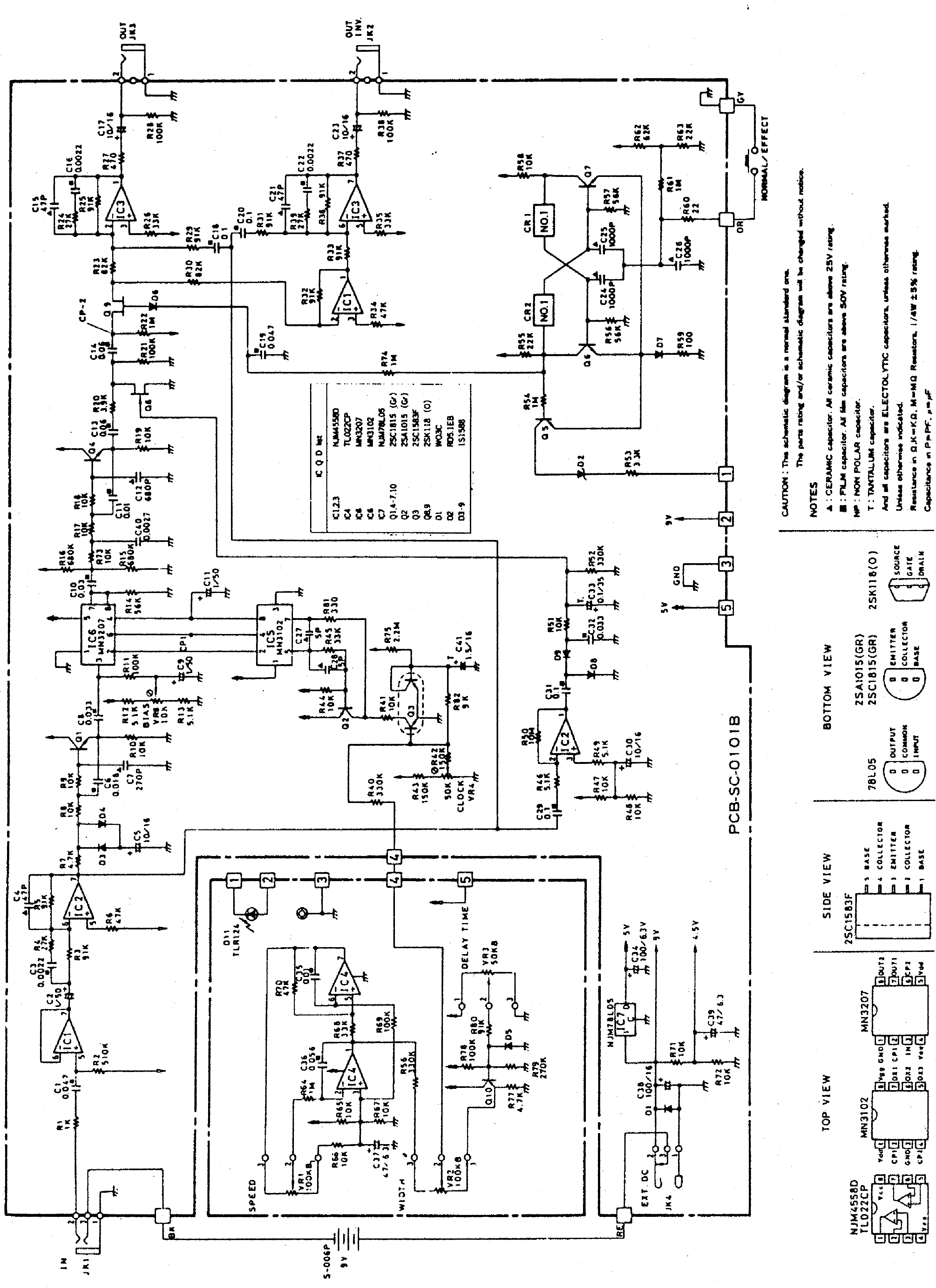 IBANEZ SC10 SCH service manual (1st page)