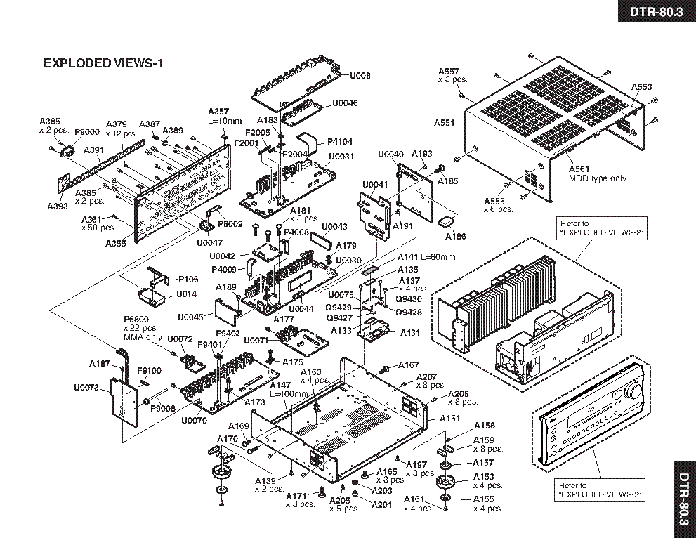 INTEGRA DTR-80.3 Service Manual download, schematics, eeprom, repair ...