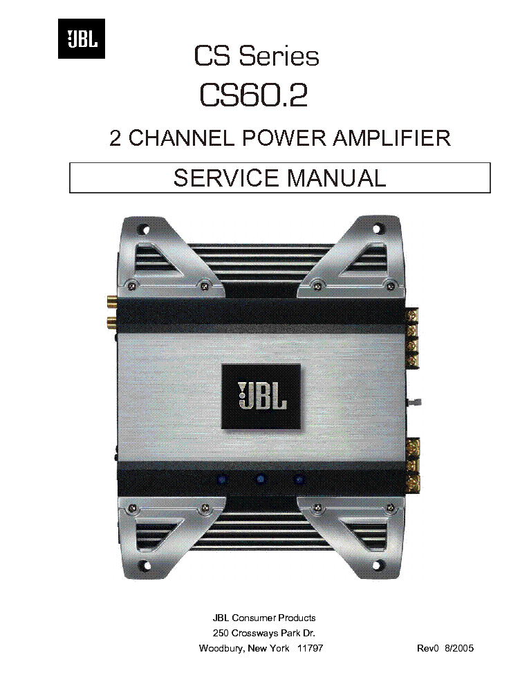 JBL CS-60 2 service manual (1st page)