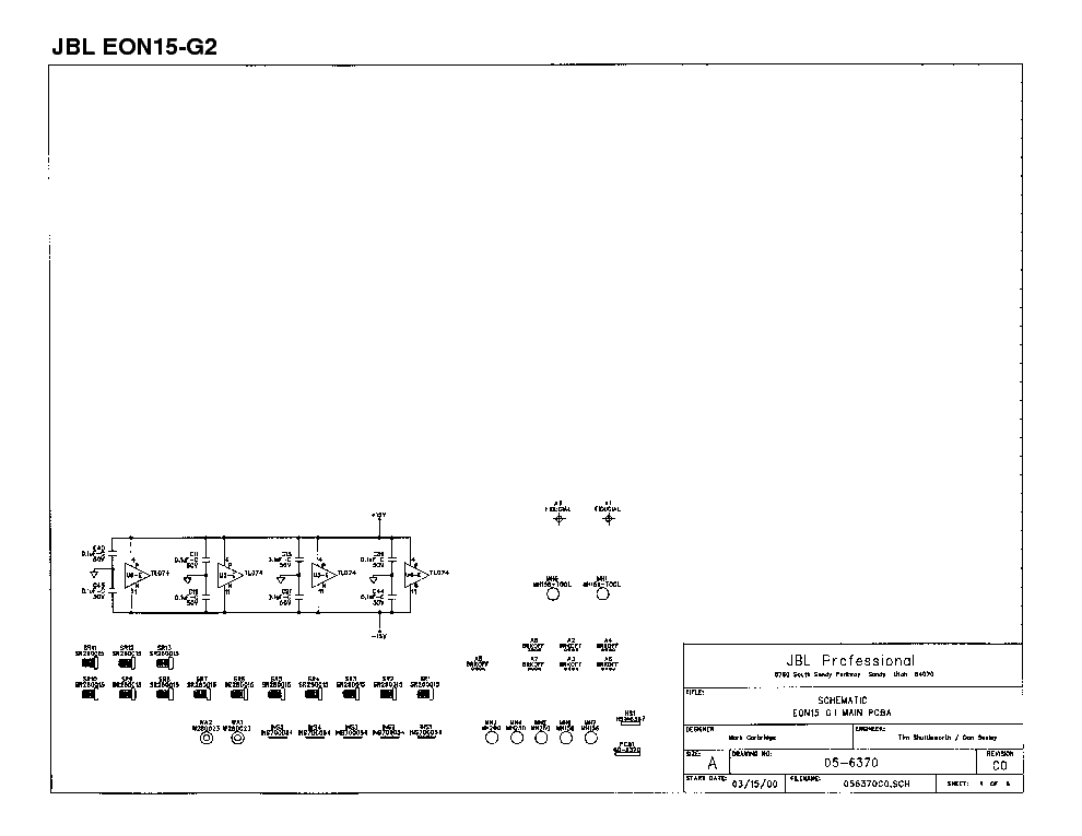 Jbl 515 схема