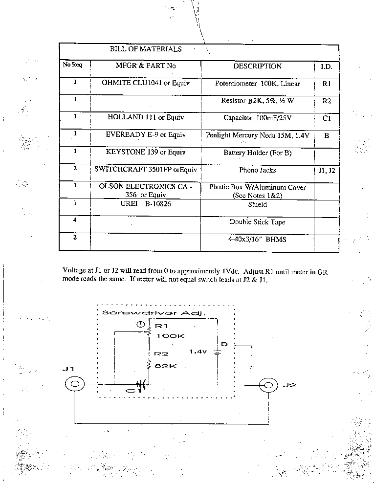 JBL UREI-1176SA service manual (1st page)