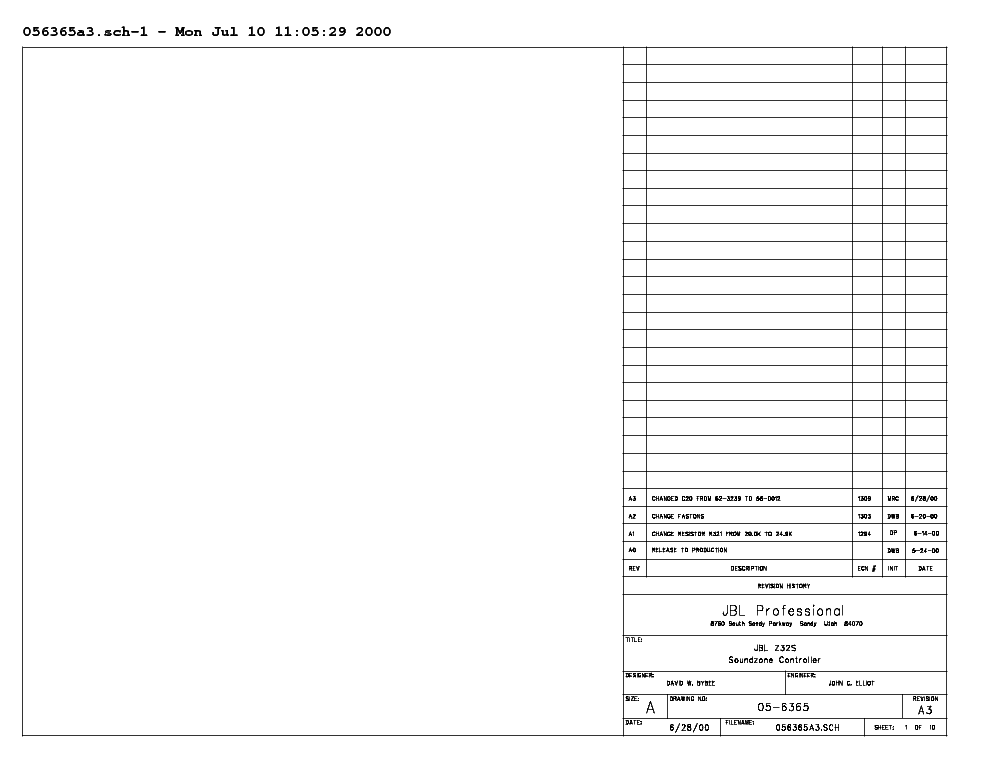 JBL Z32S SCH service manual (1st page)