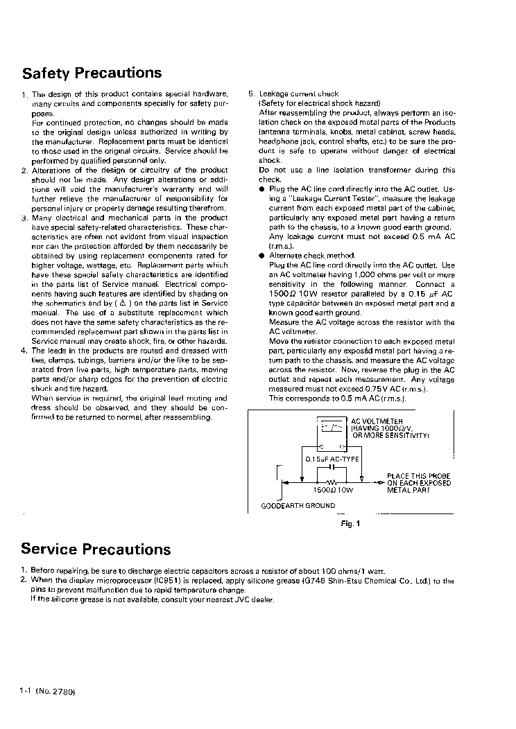 JVC A-X500VB SM service manual (2nd page)