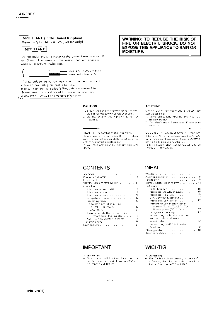 JVC AX-33BK SM service manual (2nd page)