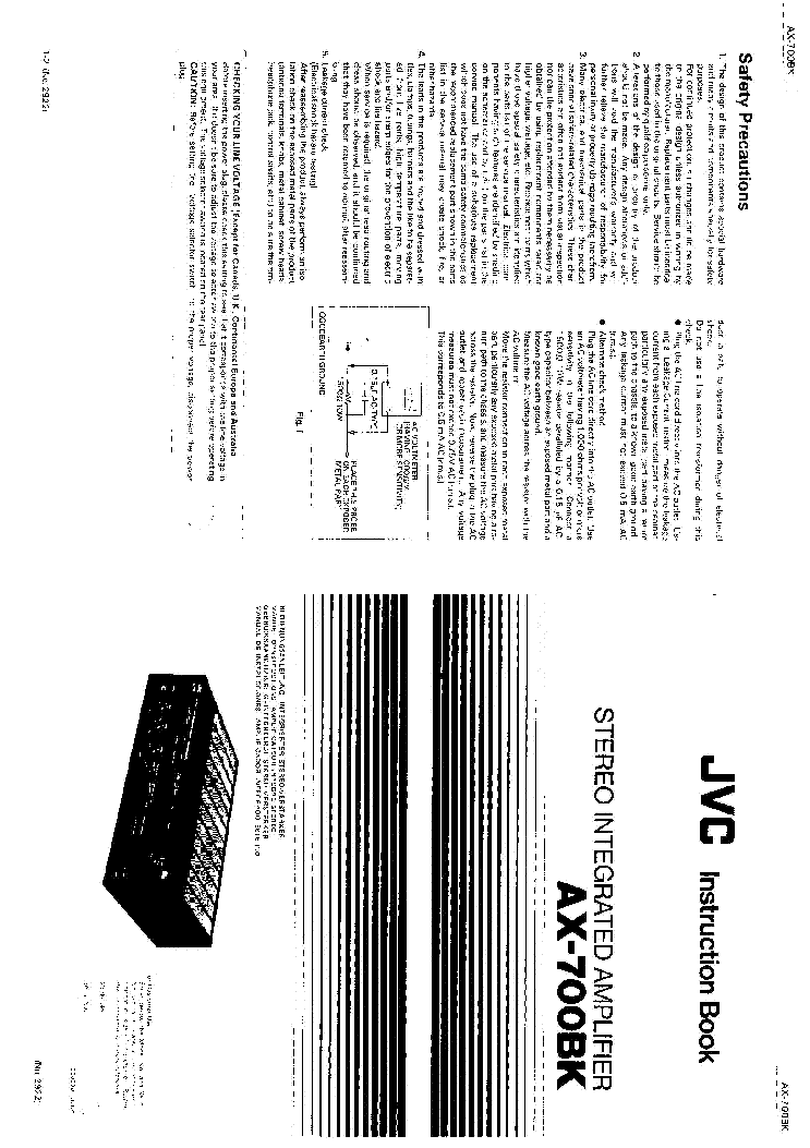 JVC AX-700BK SM service manual (2nd page)
