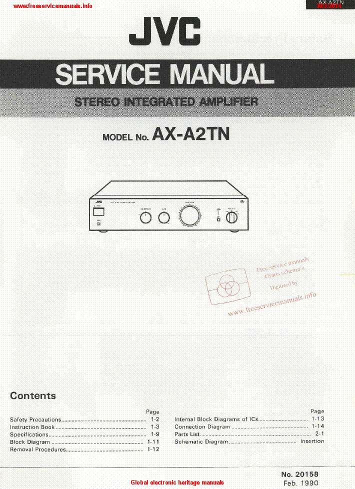 JVC AX-A2TN service manual (1st page)
