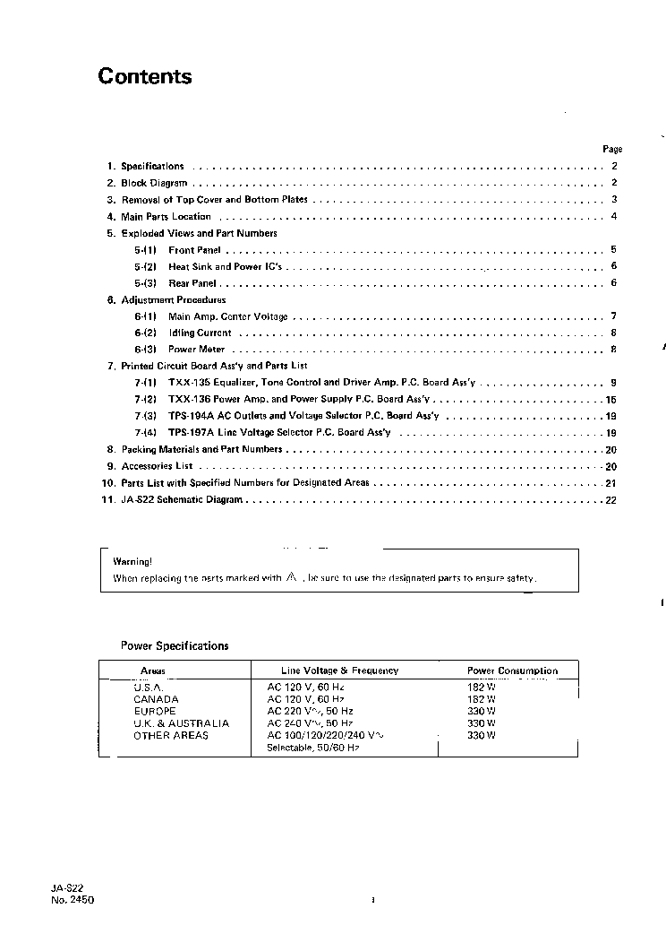 JVC JA-S22 service manual (2nd page)