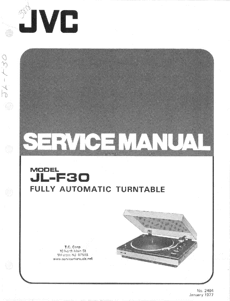 JVC JL-F30 SM service manual (1st page)