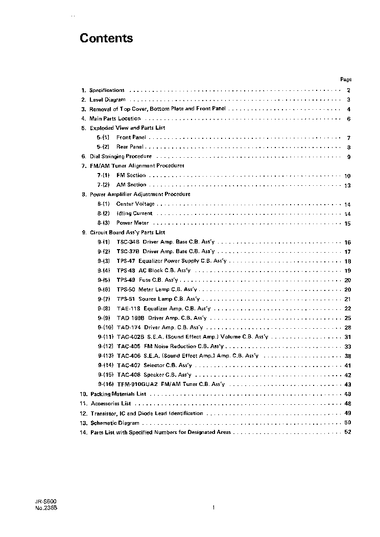 JVC Service Manual für JR-S 600 mit Supplement Copy 