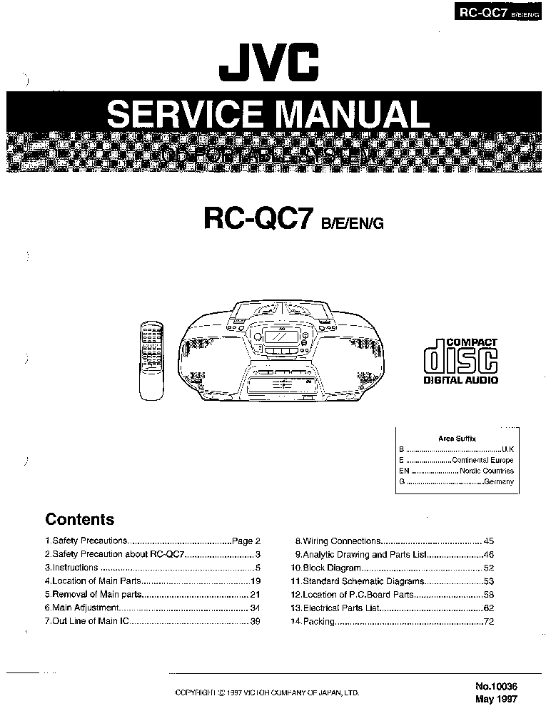 JVC RC-QC7 SM service manual (1st page)
