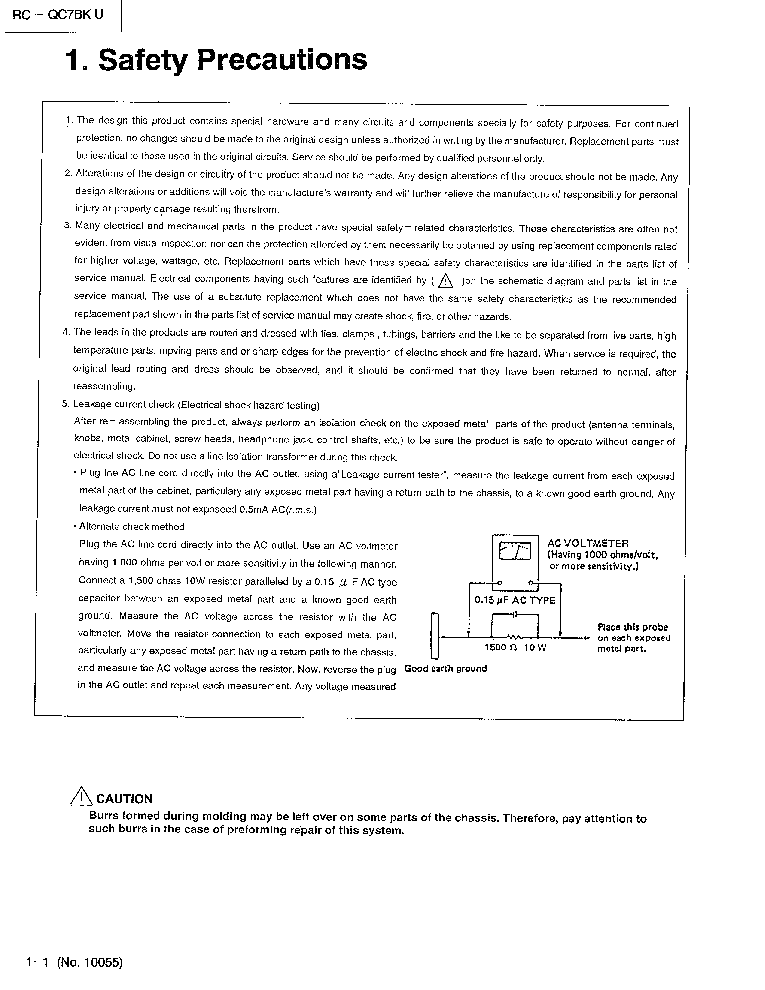 JVC RC-QC7BK U service manual (2nd page)