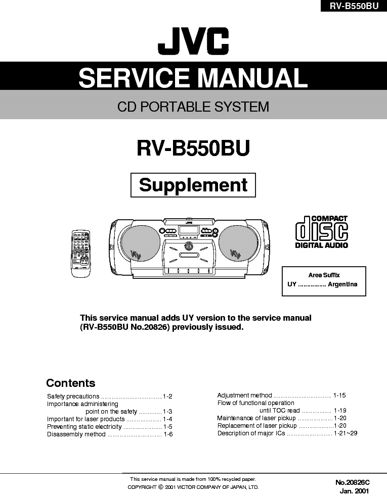 Service manual jvc. JVC RV-b550. JVC RC-680 service manual. JVC 55 550. JVC RV-dp100.