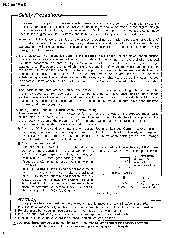 JVC RX-554VBK service manual (2nd page)