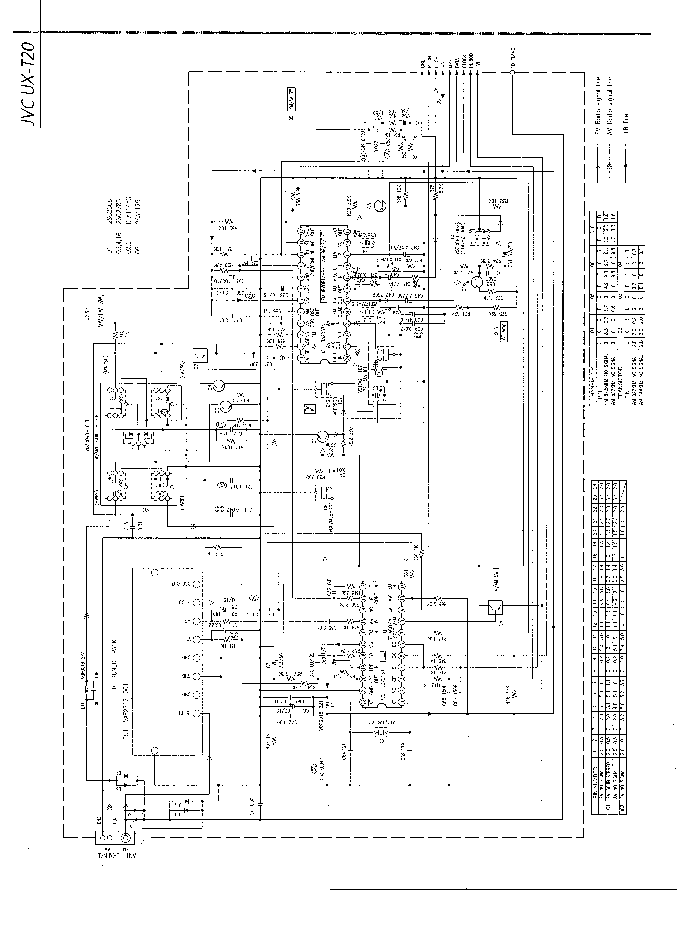 JVC UX-T20 SCH service manual