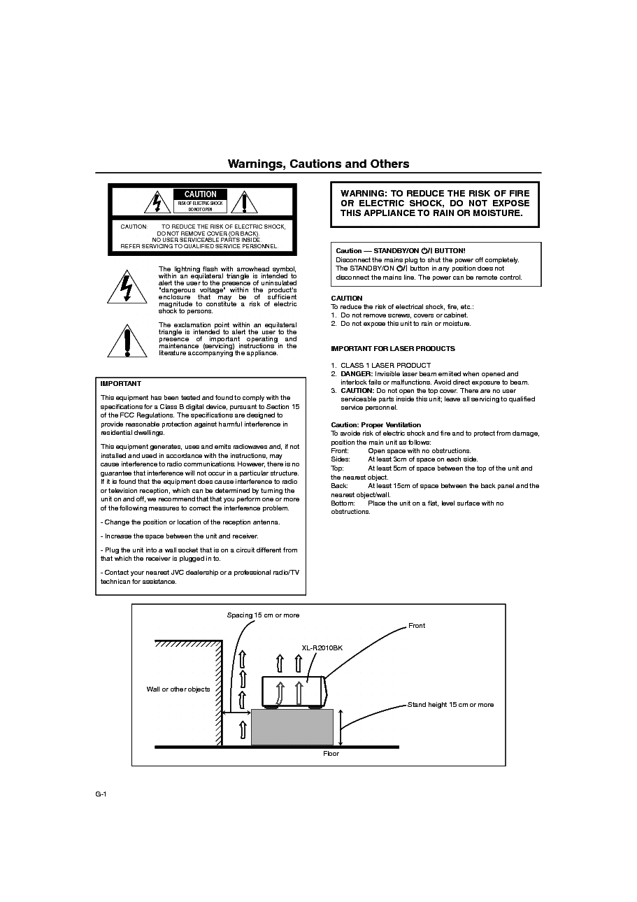 JVC XL-R2010 service manual (2nd page)