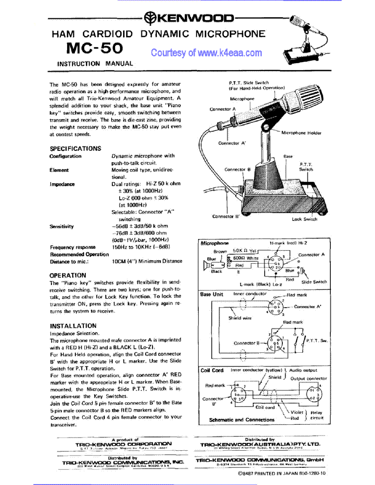 Icom sm 25 схема