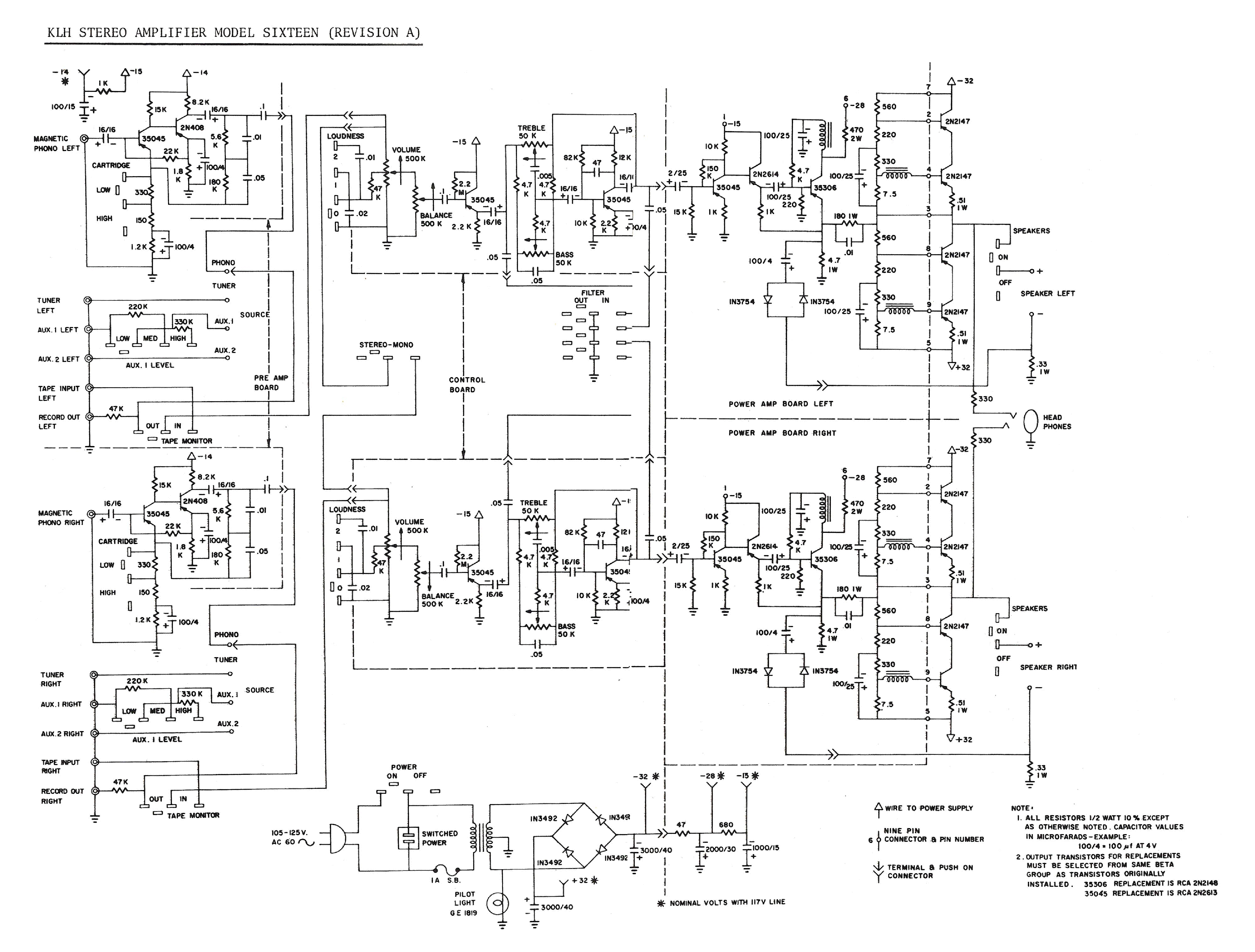 klh model 16