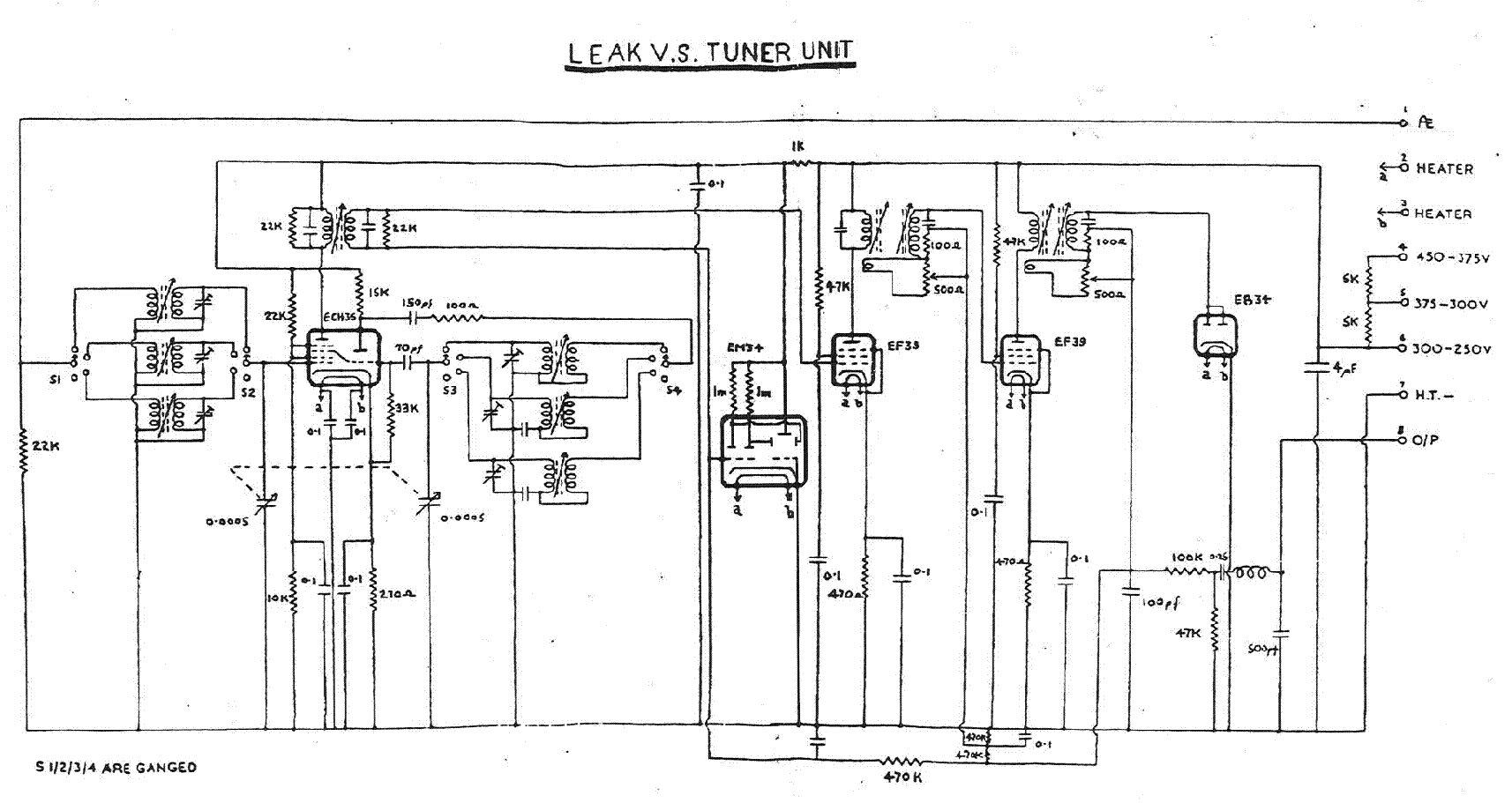 LEAK VS TUNER 1951 SCH service manual (1st page)
