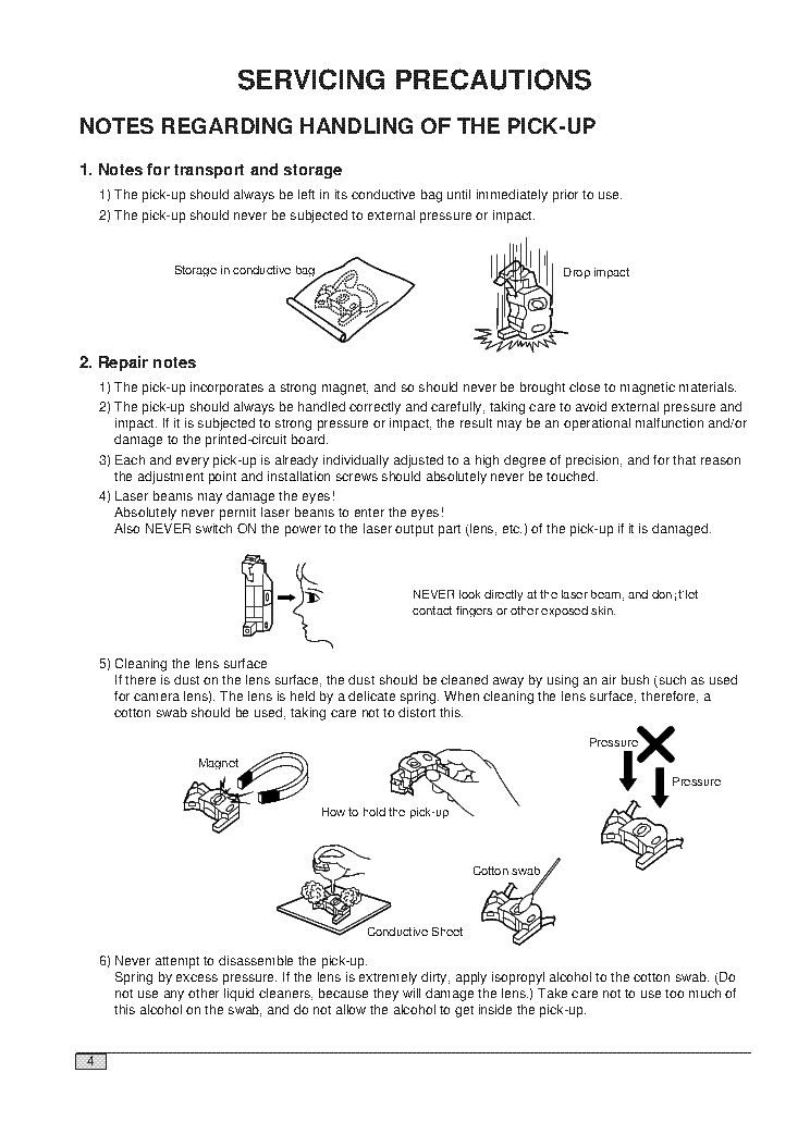 LG CD-962AX SM service manual (1st page)