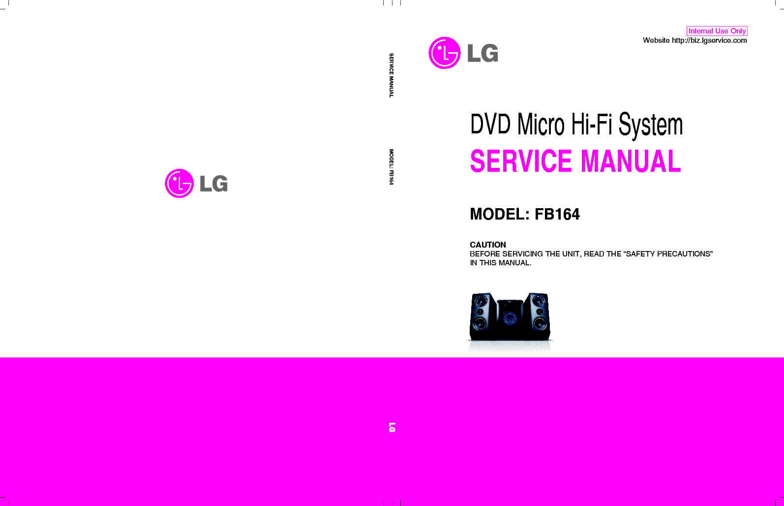 LG FB164 service manual