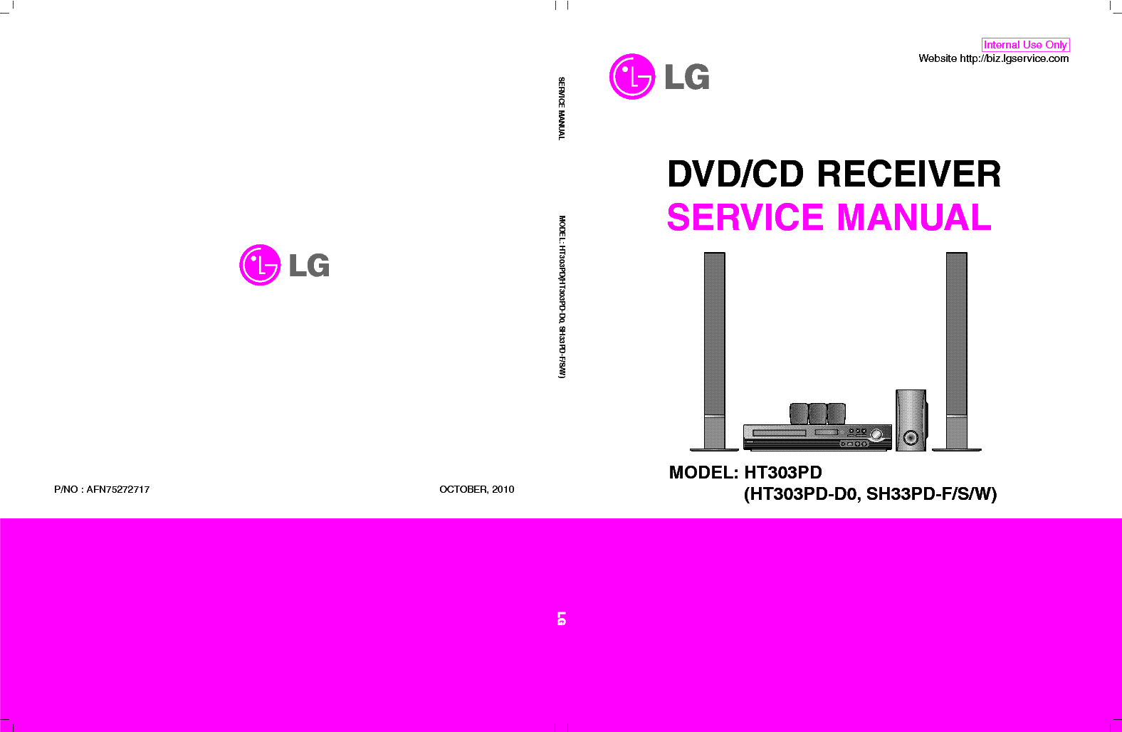 LG HT303PD AFN75272717 service manual