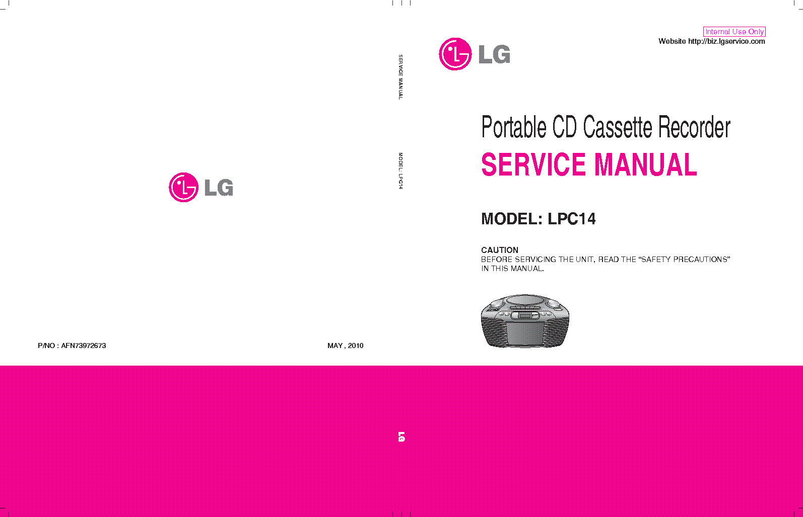 LG LPC14 AFN73972673 service manual
