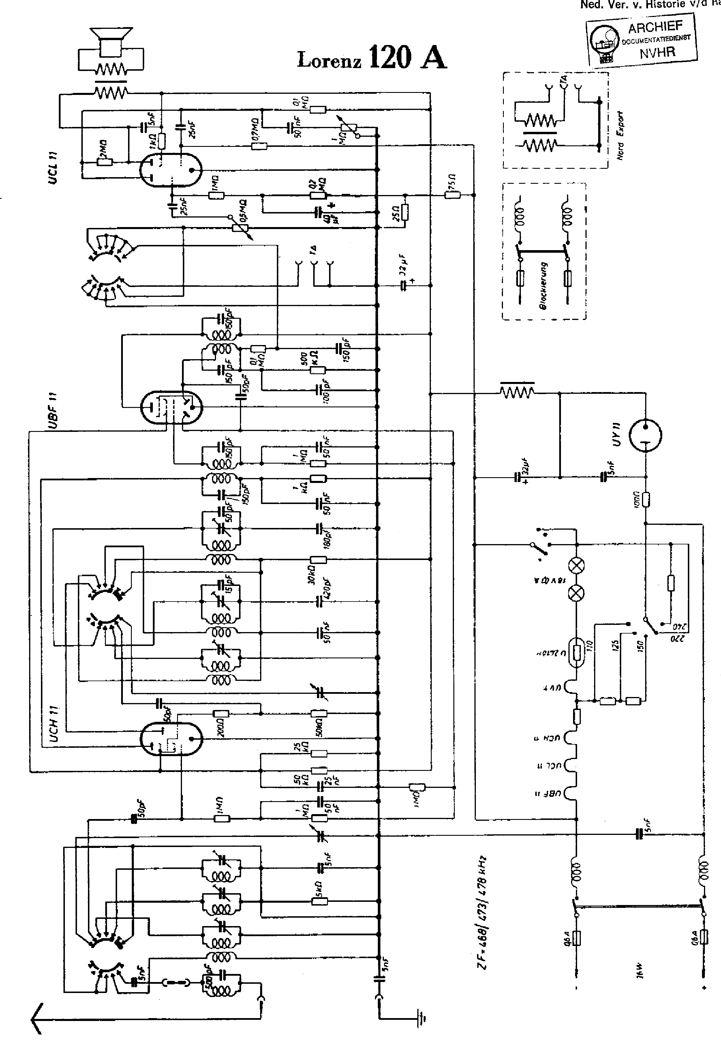 LORENZ 120A DC RECEIVER SCH Service Manual download, schematics, eeprom ...