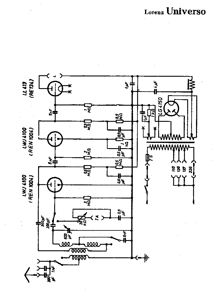 LORENZ UNIVERSO RECEIVER SCH service manual
