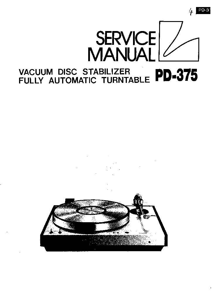 Owner's Manual-Anleitung für Luxman PD-272 