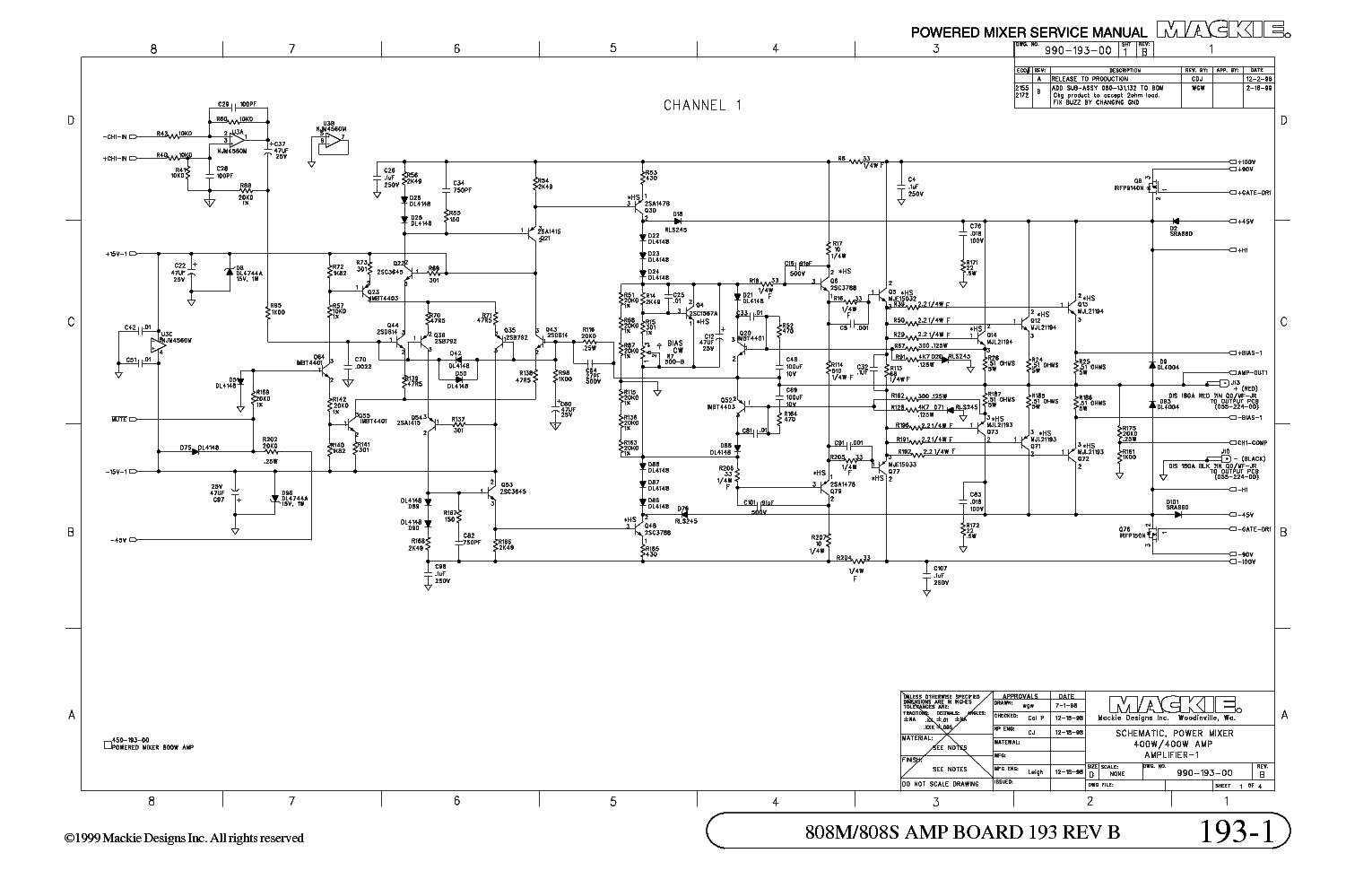 mackie power amplifier