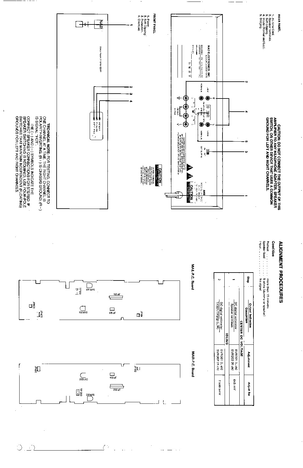 NAD 2200 100W STEREO PA 1985 SM service manual (2nd page)