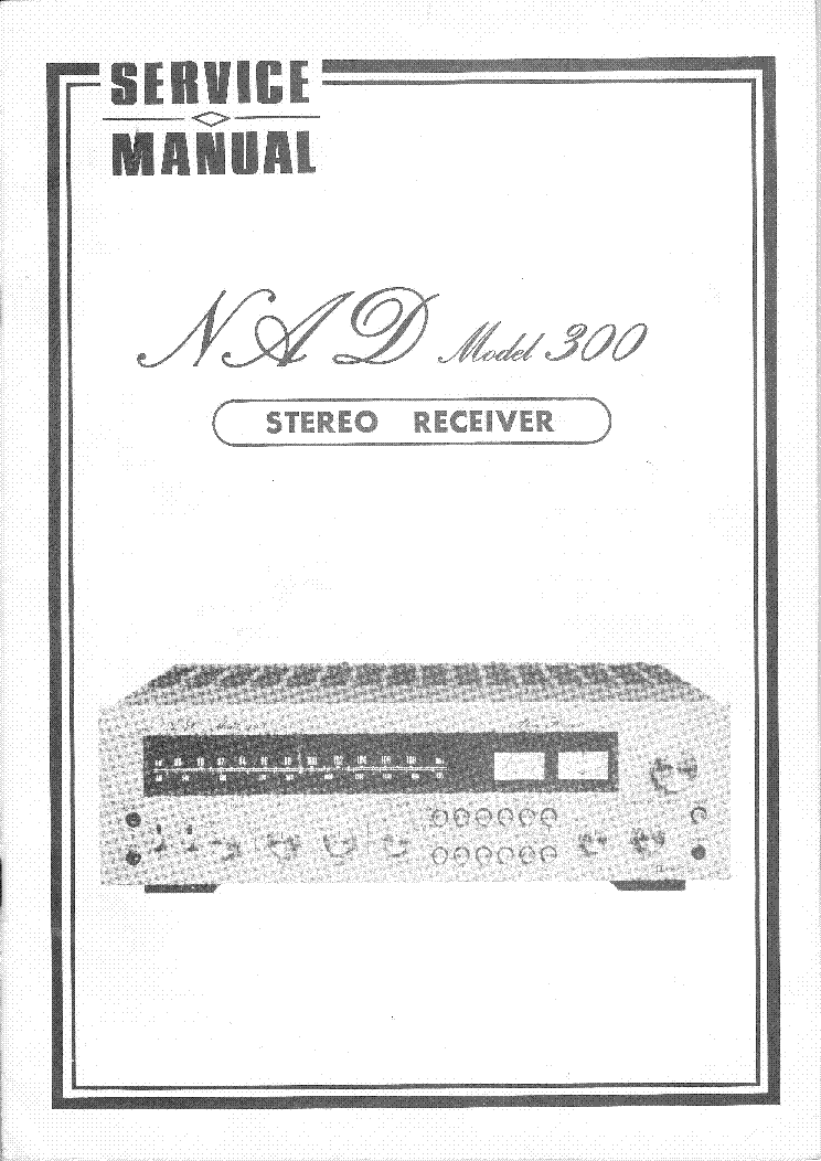 NAD 300 SM service manual (2nd page)