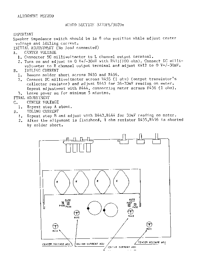 NAD 3020E 3220PE SM service manual (2nd page)