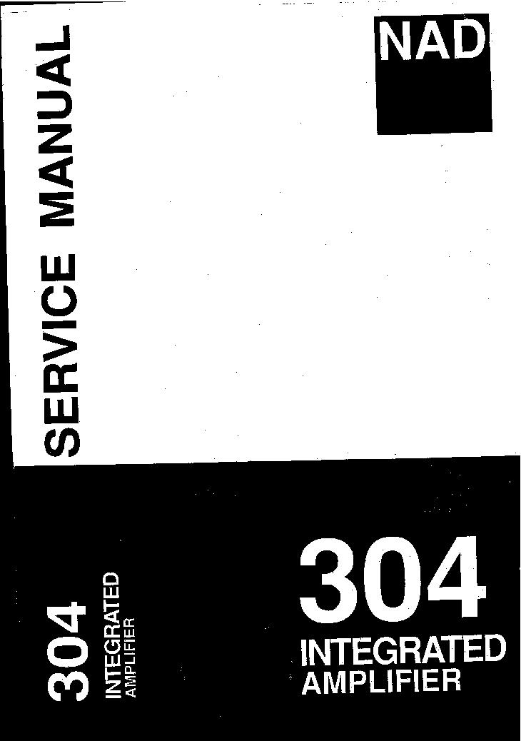NAD 304 service manual (1st page)