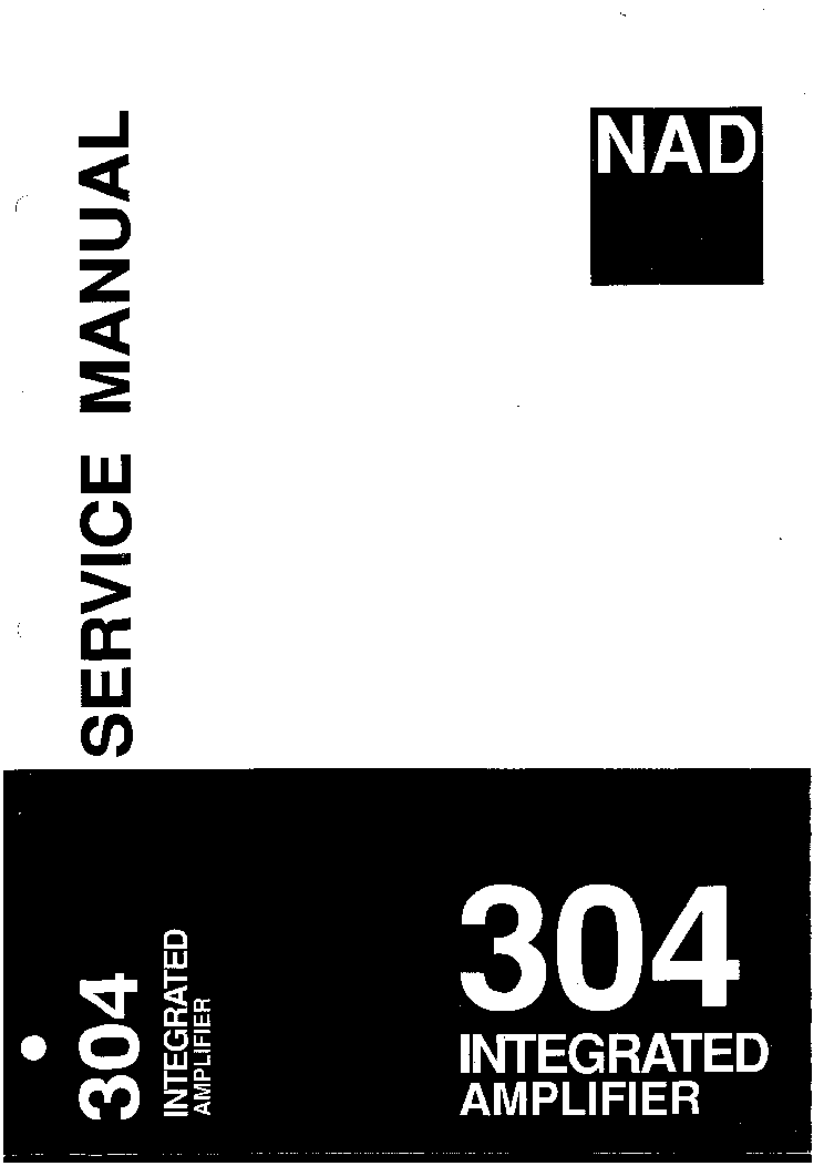 NAD 304 SM 1 service manual (1st page)