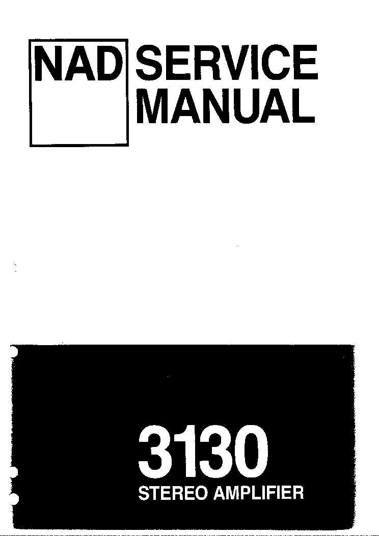 NAD 3130 SM 2 service manual (1st page)
