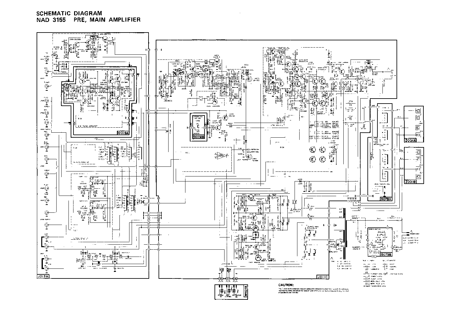 NAD 3155 SCH Service Manual download, schematics, eeprom, repair info ...