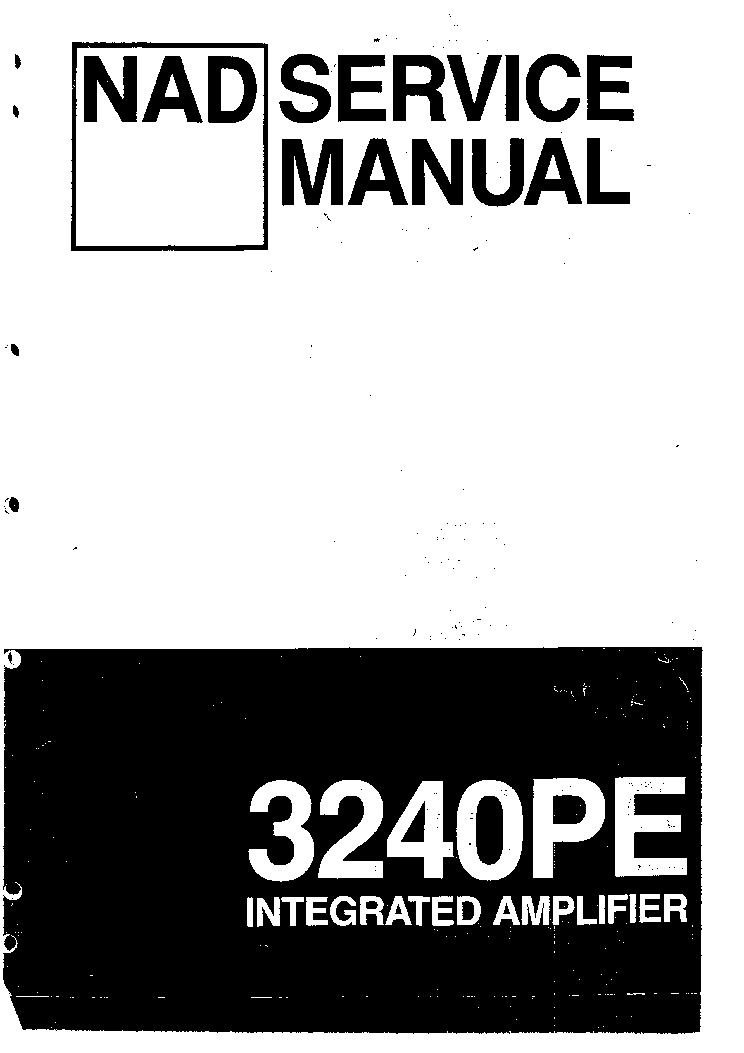 NAD 3240PE SCH service manual (1st page)