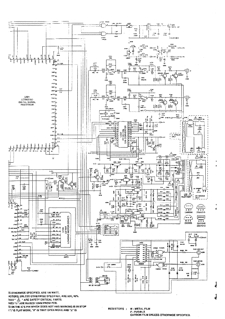 NAD 324 SCH service manual (2nd page)