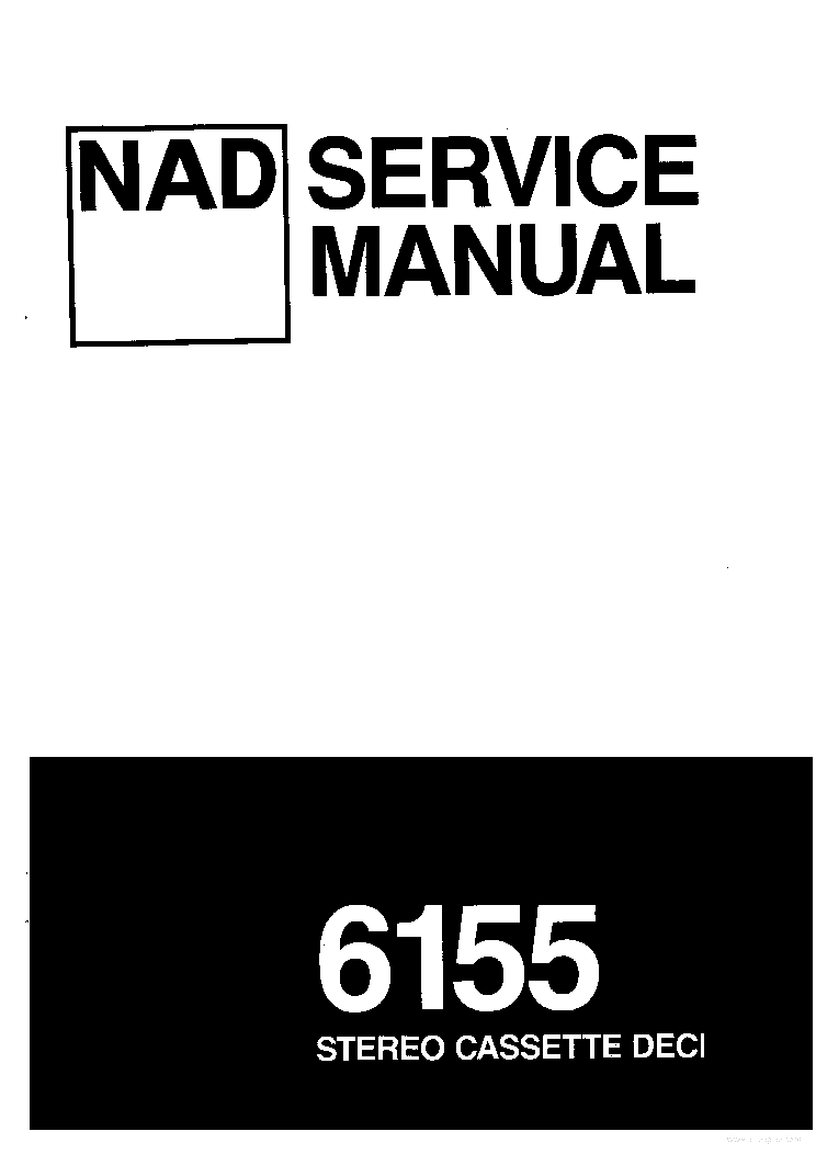 NAD 6155 service manual (1st page)