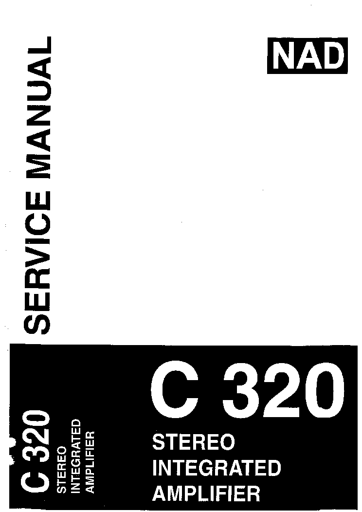 NAD C-320 SM service manual (1st page)