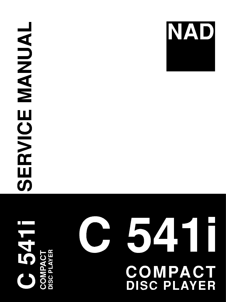 NAD C-541I SM service manual (1st page)