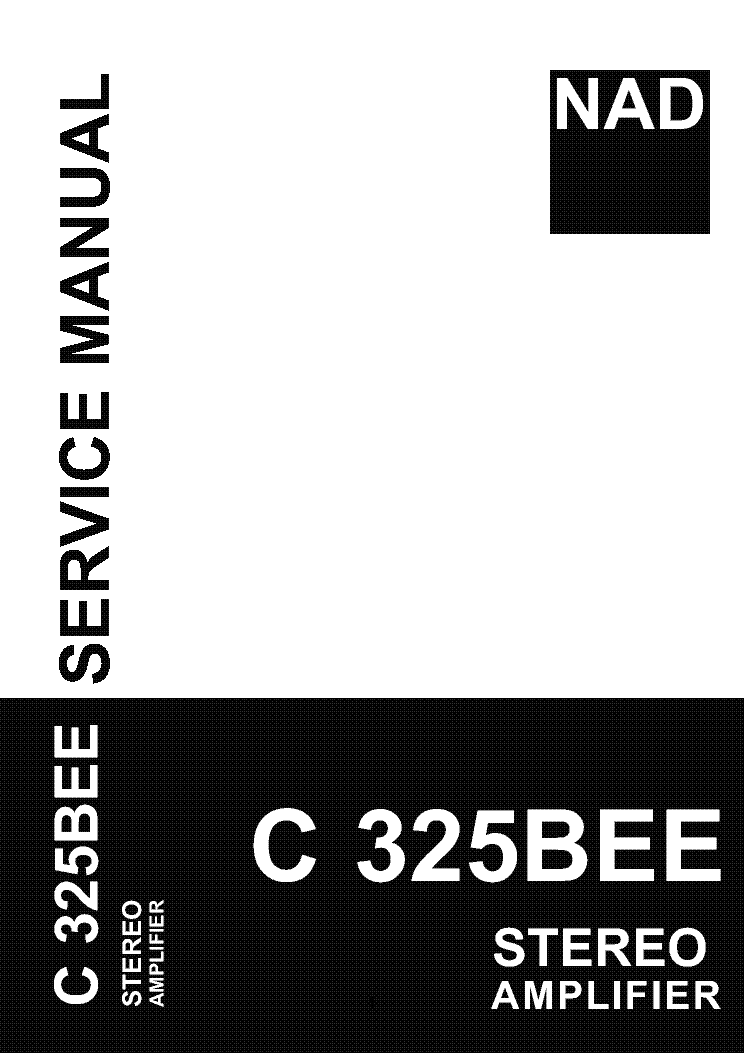 NAD C325BEE-SM service manual (1st page)