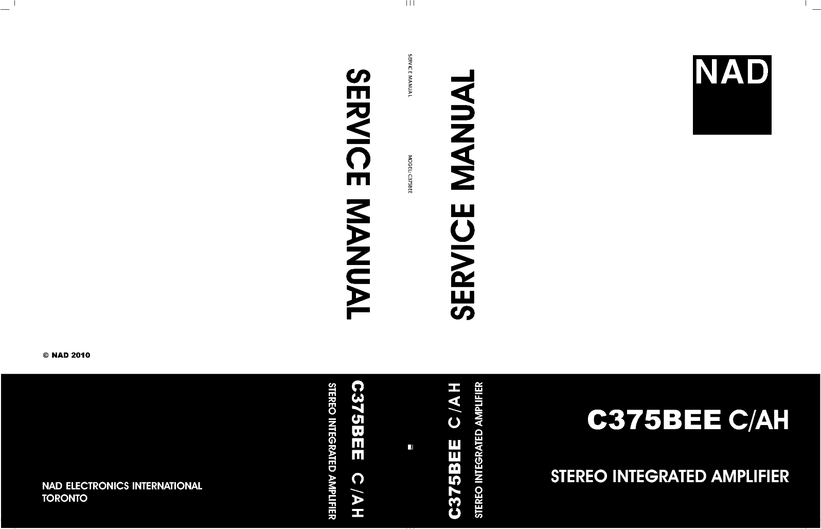 NAD C375BEE service manual (1st page)