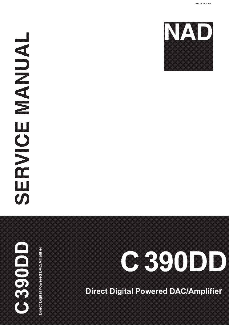 NAD C390DD service manual (1st page)