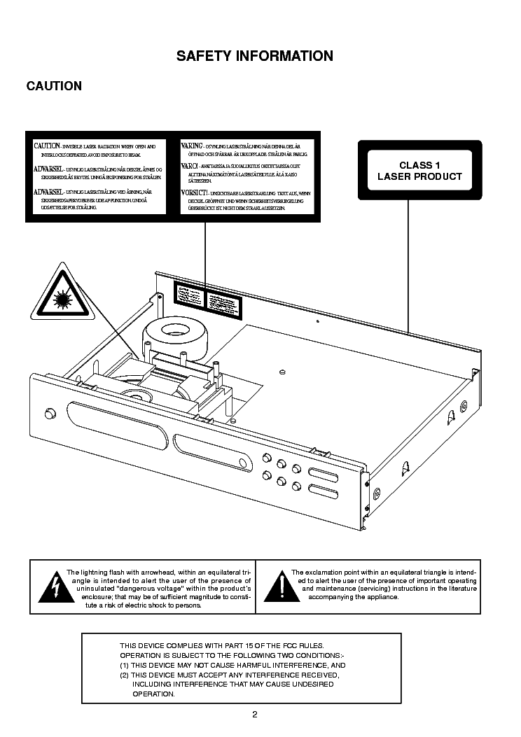 NAD C41 SM service manual (2nd page)